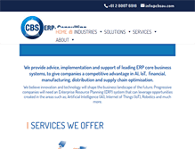 Tablet Screenshot of cbsau.com